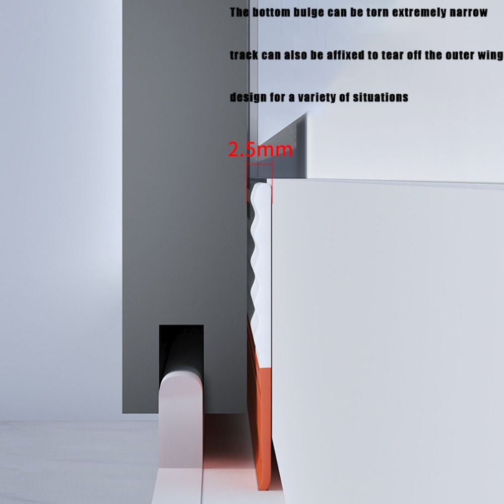 Dustproof Waterproof Seal Strip Windproof Window Gap Baffle Sliding Window Sealing Strip  Bedroom