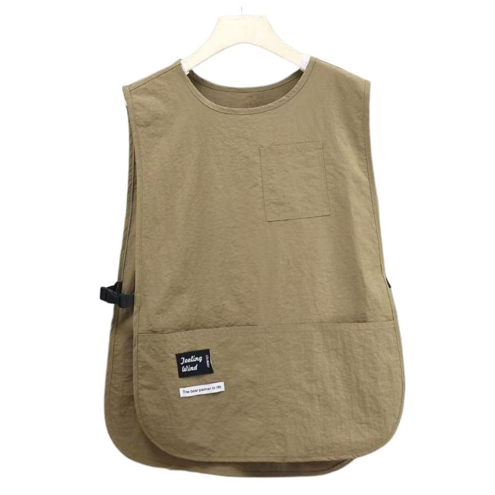 Waterproof Stain-Resistant Apron Nylon Vest Style Breathable Kitchen Aprons Multipurpose Anti Dirty Sleeved Apron