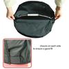 Simple To Use Horse Feed Bucket Protective Cover 210D Oxford Fabric Ensures Protections Against Dirts For Equestrians