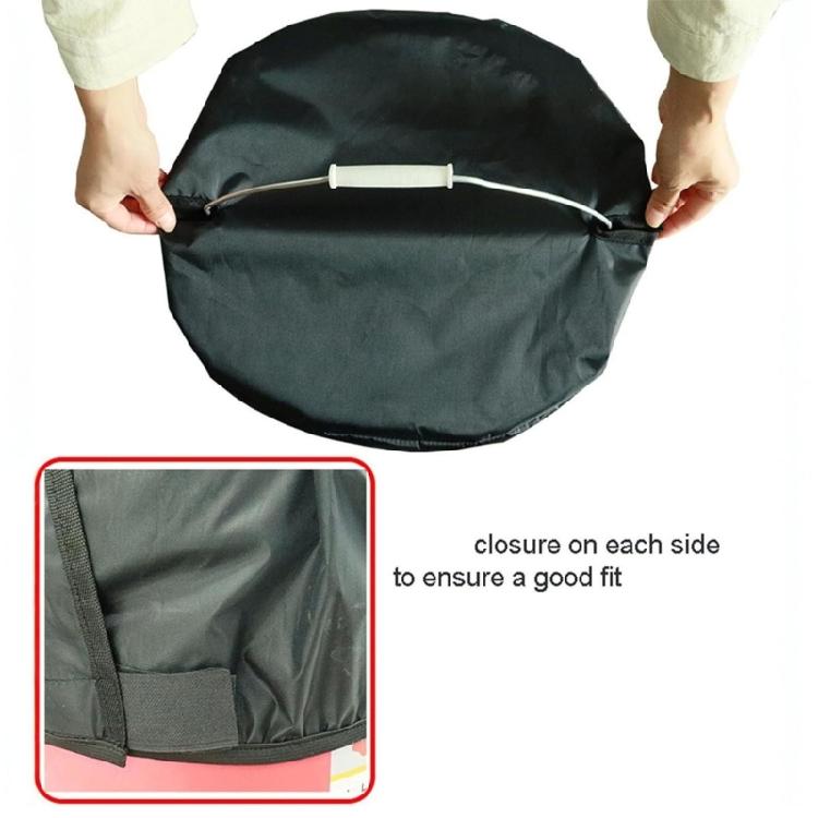 Simple To Use Horse Feed Bucket Protective Cover 210D Oxford Fabric Ensures Protections Against Dirts For Equestrians