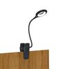 Mini Lampka Bezprzewodowa LED Do Czytania Z Klipsem Kablem USB-C 80lm - Czarna