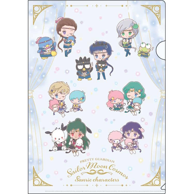 Sunstar Stationery Pretty Guardian Sailor Moon x Sanrio Clear File B Movie Version Pretty Guardian Sailor Moon Cosmos Single Single Pocket Document