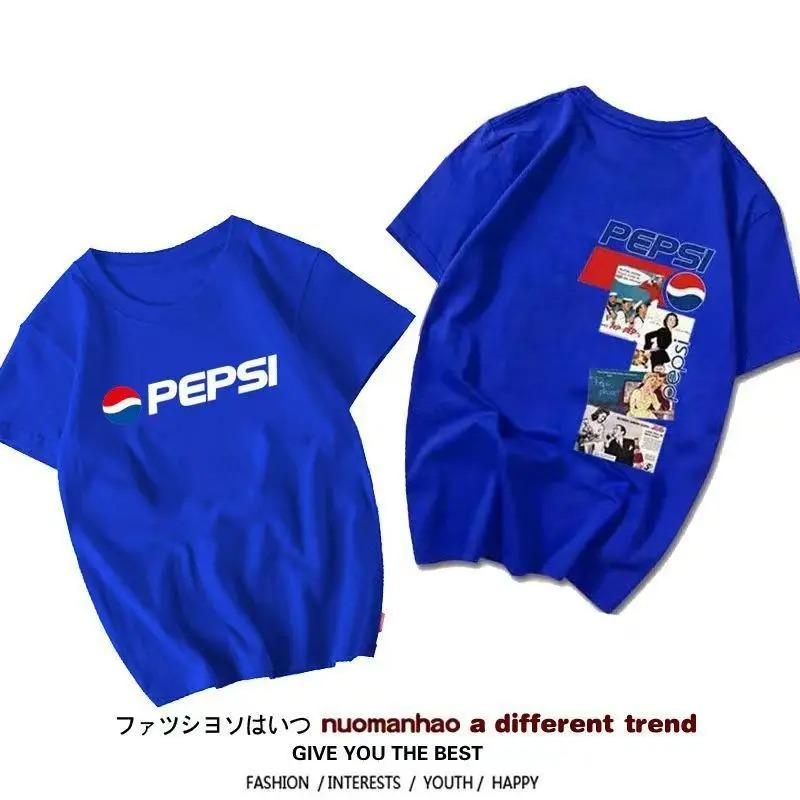 New Coca Cola Collaborative Fanta Sprite Short Sleeve T-Shirt Unisex Couple's Fashion Cotton Summer Casual Print 2026 New Tees