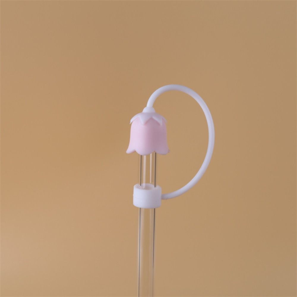 Splash Proof Flower Straw Topper Reusable Straw Caps for Stanley Yeti Tumbler Cup 10mm Straws