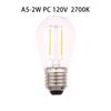 S14 Plastics Led Bulb E27/E26 3V 120V Warm White 2W 1W Shatterproof Lamp Bulbs For String Light Christmas Decoration