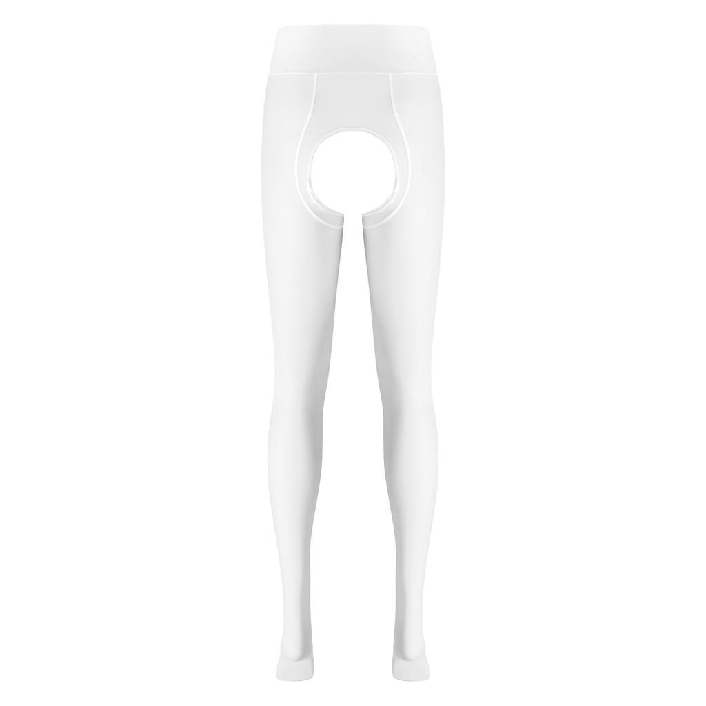 Kadın Hollow Out Pantyhose Parlak Pürüzsüz Tayt Esnek Tayt Kesik İç Çamaşırı