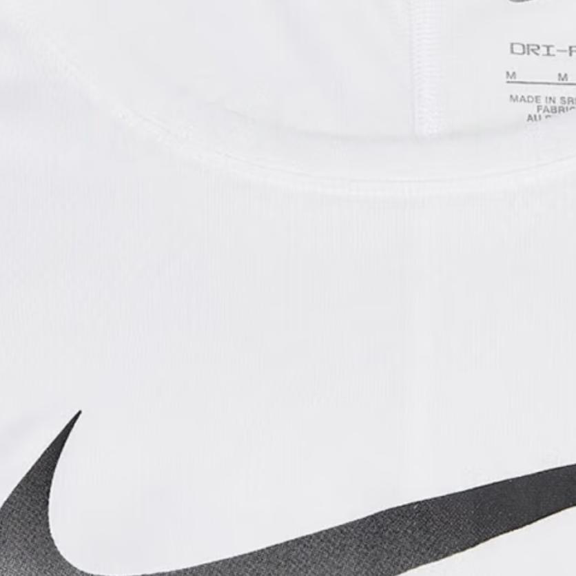 New Nike Set in Sleeve T Shirt Women's White DX1026-100