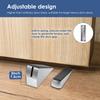 Door Stop Wedges Adjustable Versatile Rubber Door Stopper Wedges Solid Spring Door Stoppers Protective Stainless Steel Doorstop