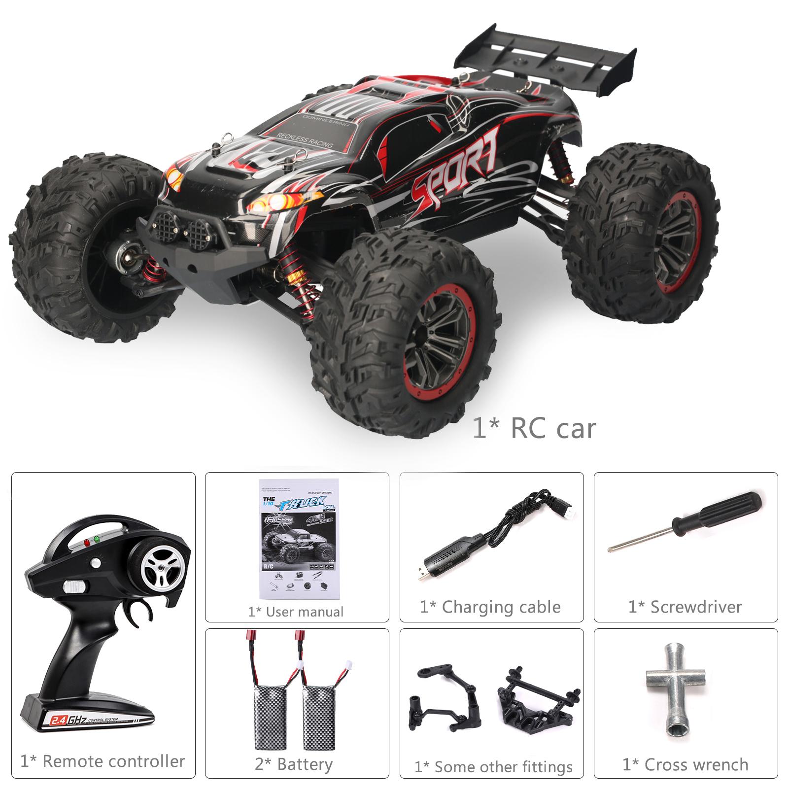 

X-03A RC Автомобильный гусеничный высокоскоростной 1/10 2,4 ГГц Гоночный автомобиль 60 км / ч 4WD Бесщеточный внедорожник с 2
