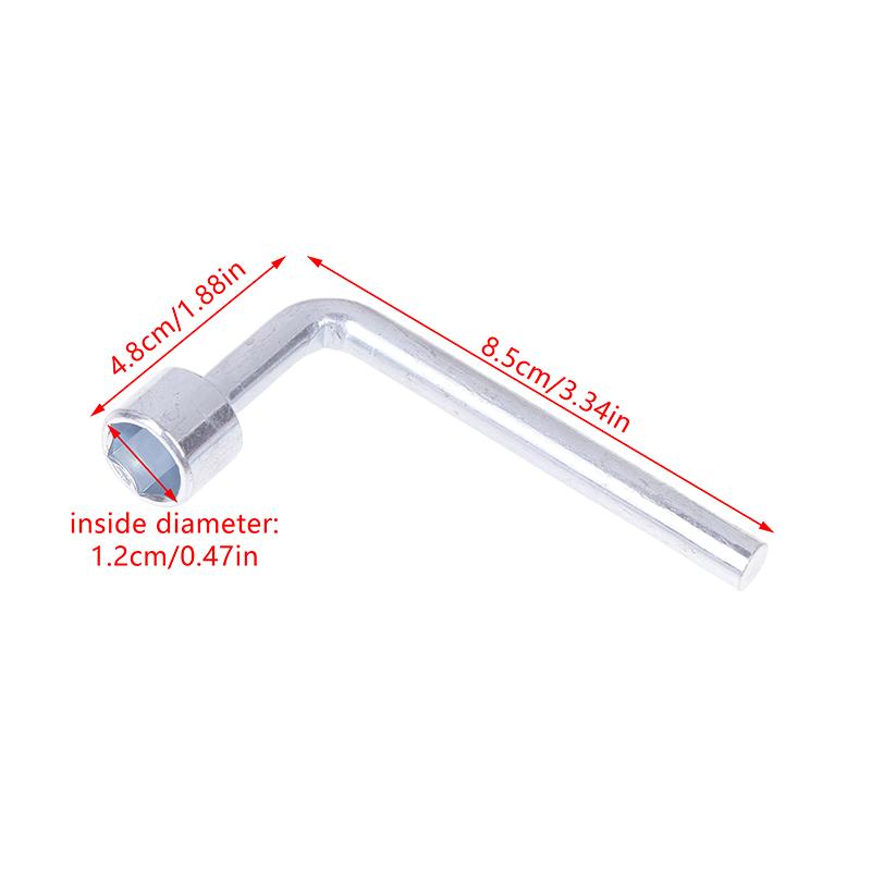 L-Shaped Socket Wrench Elbow 7-Shaped 6 7 8 10 12 13 14Mm Hex Key Hexagonal Mouth Steel Hand Tools Accessories