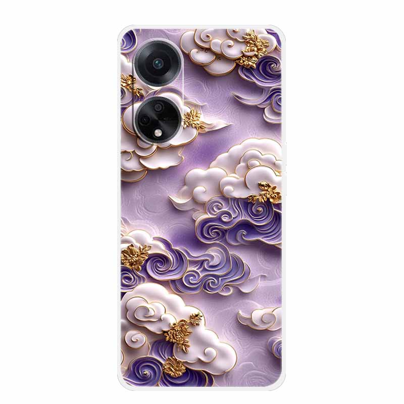 Guscio Morbido Marmo Per Oppo A78 Oppo A18 Custodia TPU Silicone Custodia Telefono Per Oppo A38 A58 Copertura Bordo Trasparente Coque A58X A98 5G Funda