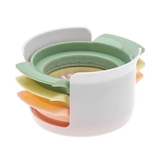 Egg Slicer for Hard Boiled Eggs Stainless Steel Egg Cutter Strawberry Slicer Kitchen Gadget for Salads Dishes Snacks
