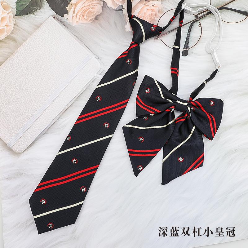 Jk Small Tie Necktie Girl Student Summer Bow Tie Japanese Dk College Style Graduation Free Shirt Couple Decoration