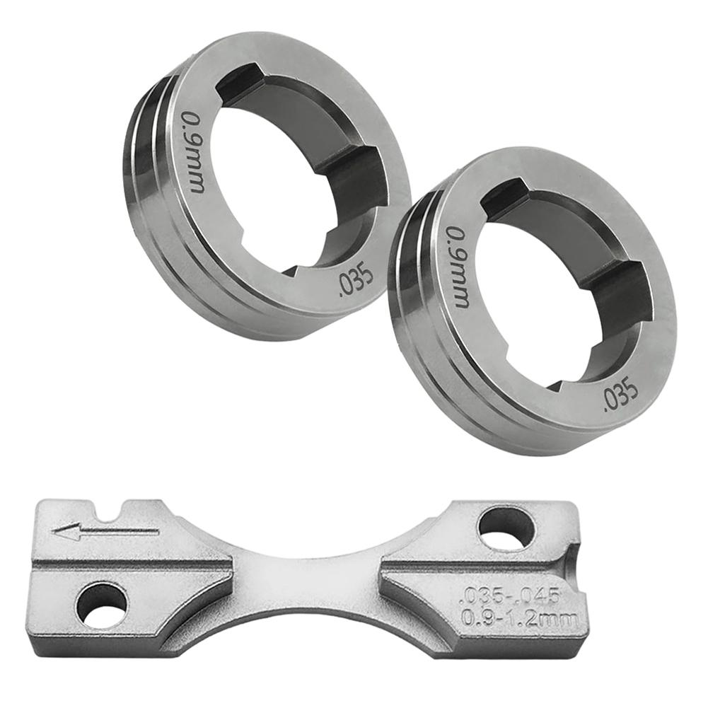 For Wire Feeding Repair 0.35\'\' V-Groove Drive Roll Kit V-Groove Profile Solid Wire Compatibility Easy Installation