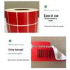 Colored Self-Adhesive Paper Stickers - Red, Yellow, Blue, Green for Barcode Printing