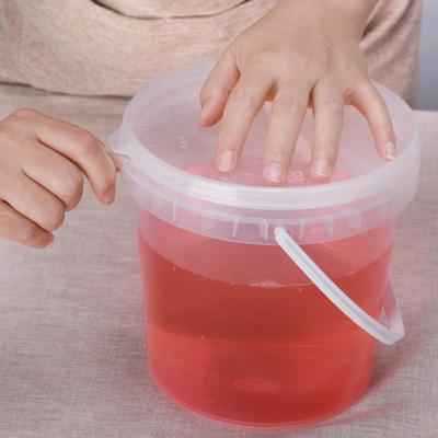 10Pcs Plastic Drink Buckets with Lids And Handles Party Cups for Cocktails Ice Cream Snacks Reusable Food Containers for Summer Beach Bar Beer