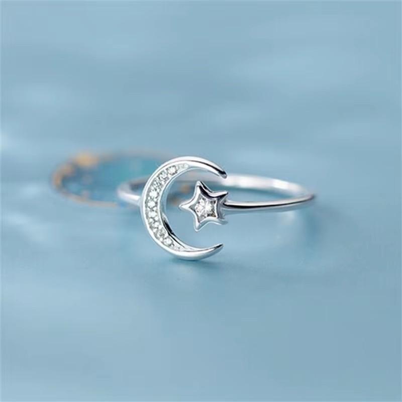 PANJBJ 925 Sterling Silver Unique Lines Ring for Women Jewelry Finger Adjustable Open Vintage For Party Birthday Gift Dropship