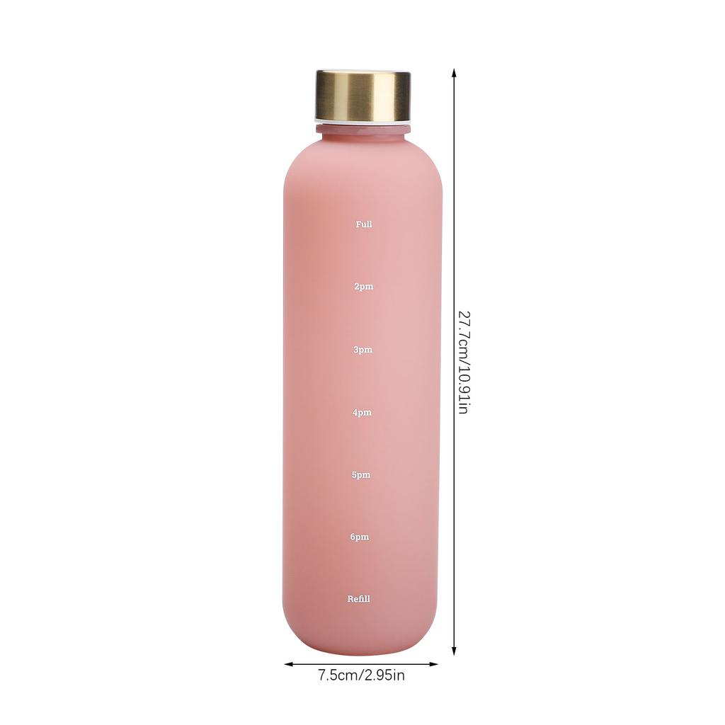 1000ml Outdoor Large Capacity Frosted Sports Water Cup