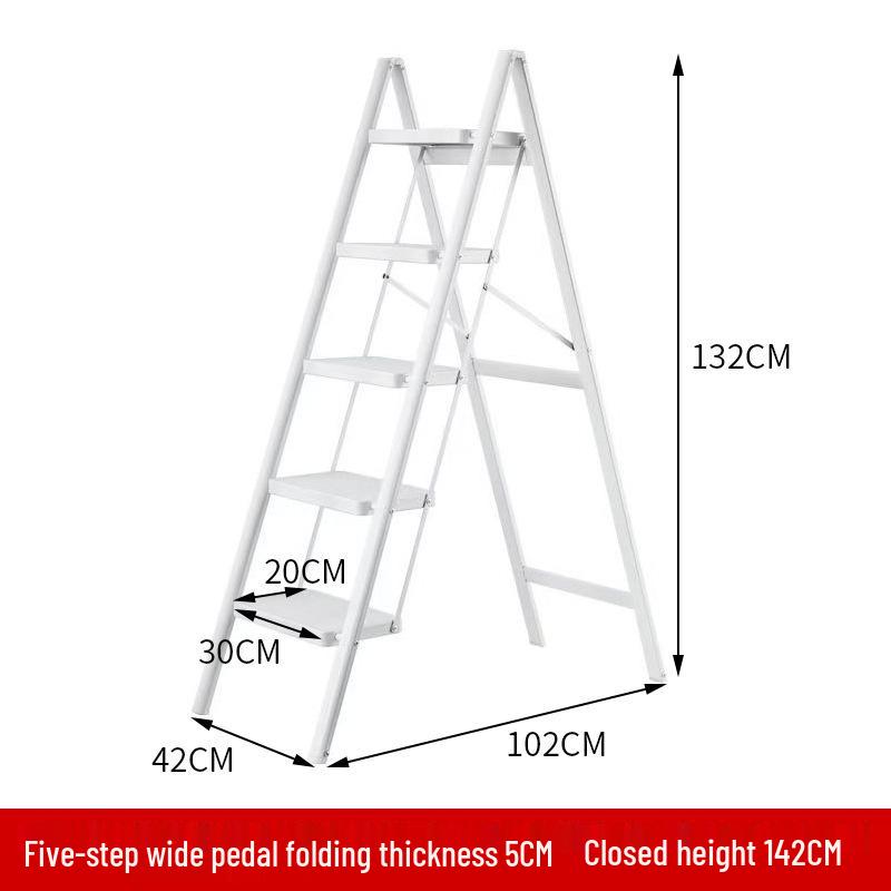 Multi-Purpose A-Frame Folding Ladder & Flower Stand - Perfect Housewarming Gift