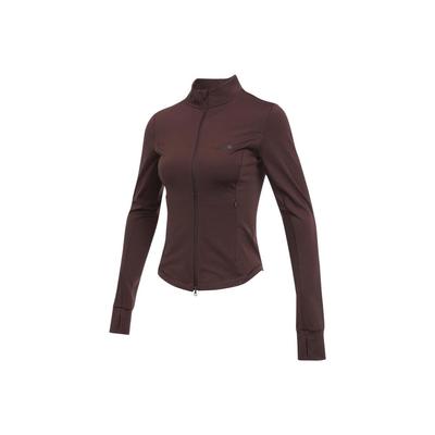 Slim Knit Jacket Stand Collar Logo Zipper Long Sleeve Jacket Women Jacket KF2669