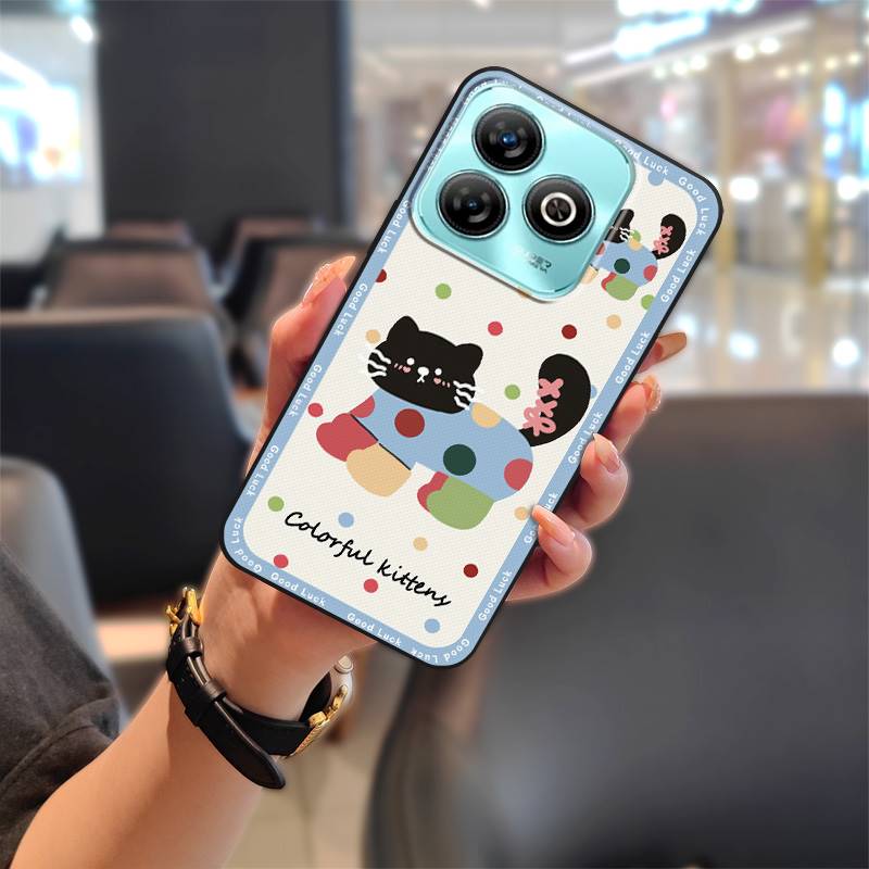 Modedesign Wasserdichte Handyhülle Für ZTE Blade A75 4G/Z2359 Silikon Langlebig Stoßfest Schmutzabweisend Vollständiger Schutz TPU