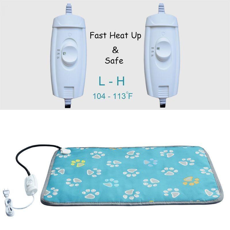 Verstellbare Haustier-Heizmatte für Hunde Katzen Weiche Elektrische Decke Tierbettwärmer Bestseller