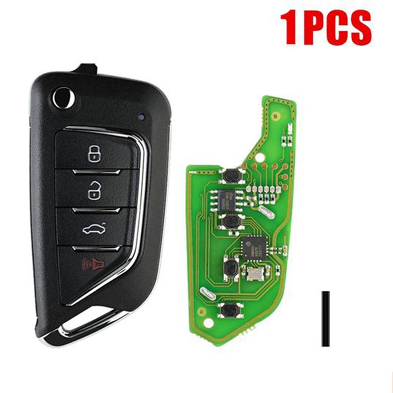 For Xhorse XKCD02EN Universal Wire Remote Key Fob For Cadillac Style 4 Button For VVDI Key Tools