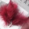 50Pcs Feather Turkey Hair Vascular Fleece, Dream Catcher Diy Corsage Earrings Headgear Hair Accessories Color Pendant Decorative Materials
