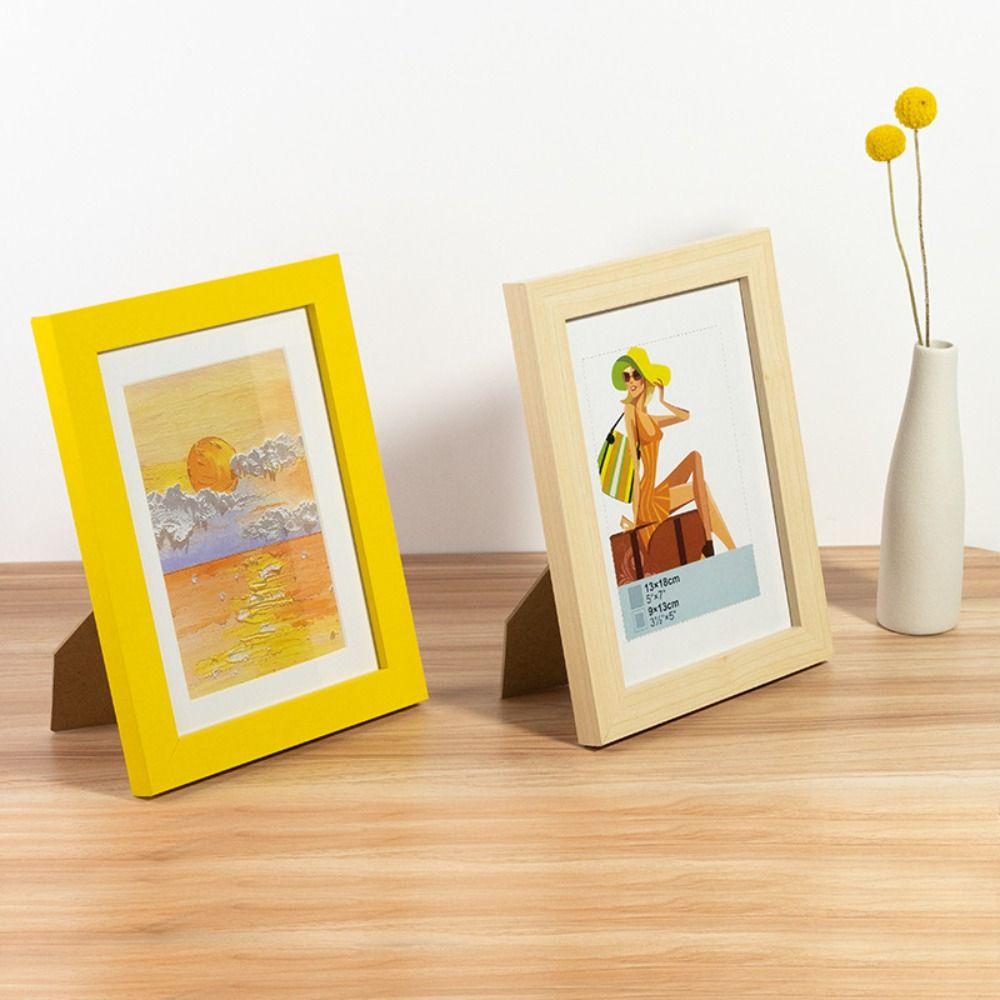 Colorful Picture Frame Multi Size Display Holders Simple Photo Frame Home