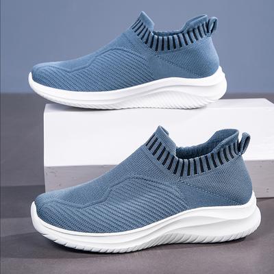Sneakers damskie wiosenne i jesienne do chodzenia na co dzień damskie buty oddychające buty fly-woven buty do biegania duży rozmiar nowe buty skarpetkowe
