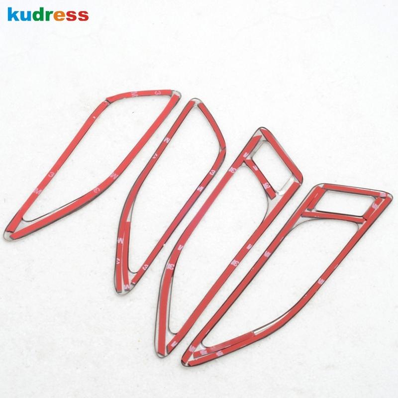 For Cadillac SRX 2010 2011 2012 2013 2014 2015 2016 Stainless Steel Inner Door Handle Bowl Cover Trim Car Interior Accessories