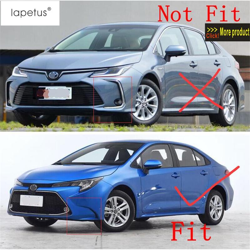 Car Front Bumper Fog Lights Lamps Lower Corner Guard Strip Protector Cover Trim Accessories For Toyota Corolla E210  - 2025