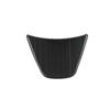 Black Steel Steering Wheel U-Type Cover Trim For Mitsubishi Eclipse Cross 18-23