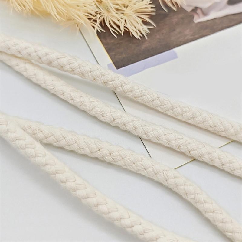 2pcs Curtain Tiebacks With Tassels Cotton Rope Holder Curtain Ties For Bedroom Living Room No Installation Needed
