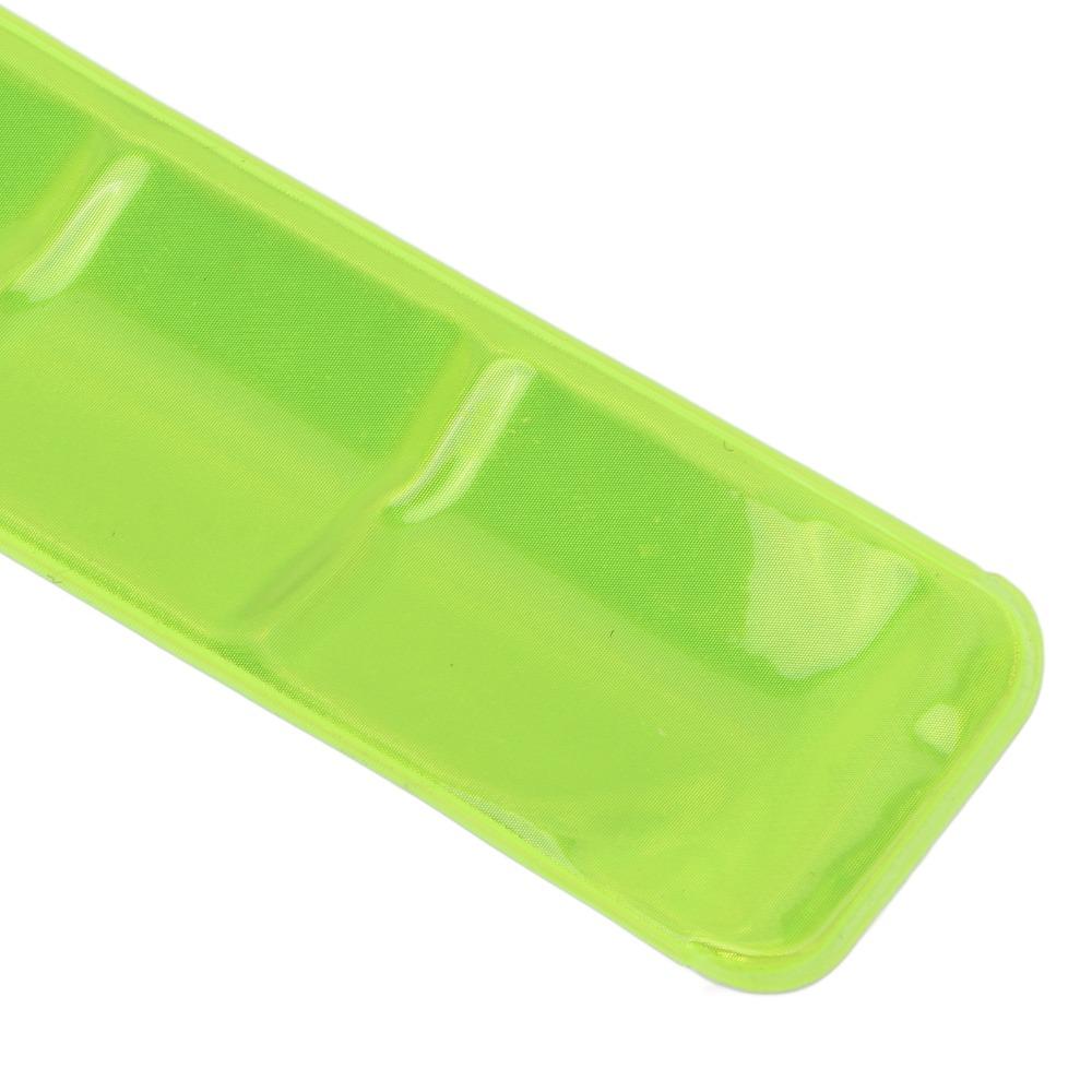 10PCS 40*3cm Reflective Slap Bands Steel Safety Reflector Strips  For Night Jogging