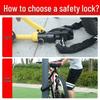Heavy-Duty Anti-Theft Chain Lock for Bikes, Scooters, and Motorcycles