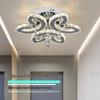 Modern Round LED Crystal Ceiling Light for Living Room or Hallway