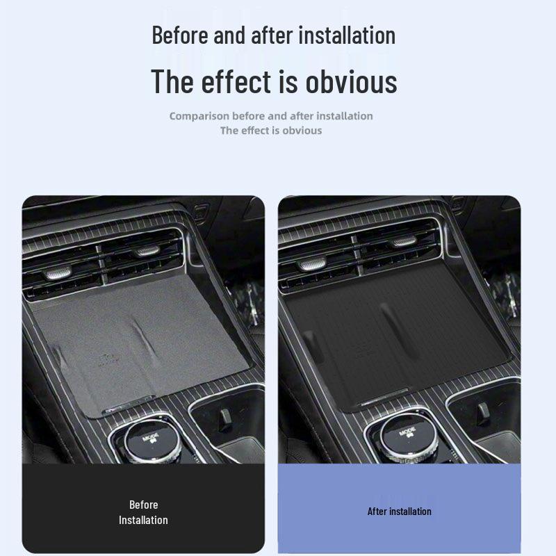 Tiggo 8 & Tiger Model Wireless Charger Non-Slip Silicone Mat: Center Console Protection Accessory