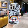 Phone Case: 2D Flat Design, Fits iPhone 18 17 16 15 14 13 Pro, Rainbow Cloud Doll, Perfect Christmas and Halloween Holiday Gift