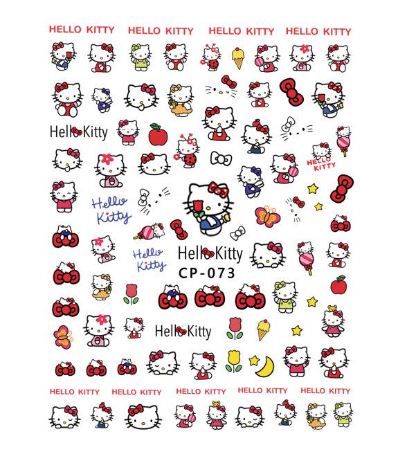 

Милі аніме наліпки Sanrio для нігтів та телефону - Дівчаче серце DIY Декор