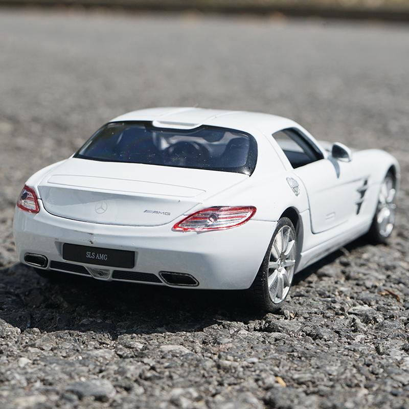 WELLY 1/24 Mercedes-Benz SLS AMG Alloy Car Model Diecasts & Toy Vehicles Collect Car Toy Boy Birthday Gifts