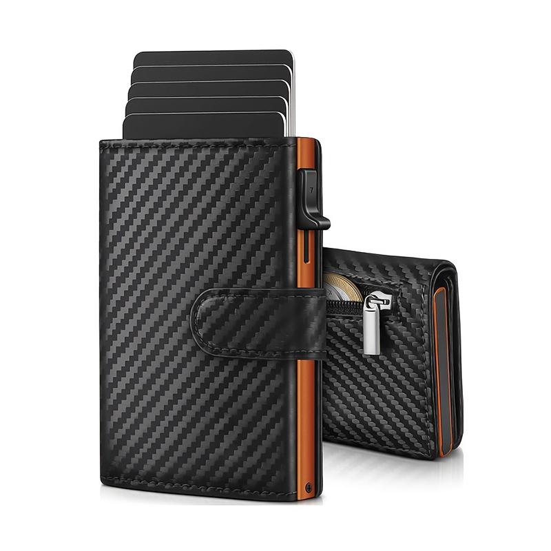 1Pcs Multifunctional Small Credit Cards Wallet Men'S Wallet With Coin Case Rfid Protection Slim Purse Card Bag