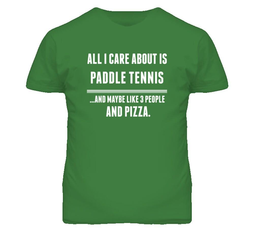 

All I Care About Is Paddle Tennis Sports T Shirt 4XL