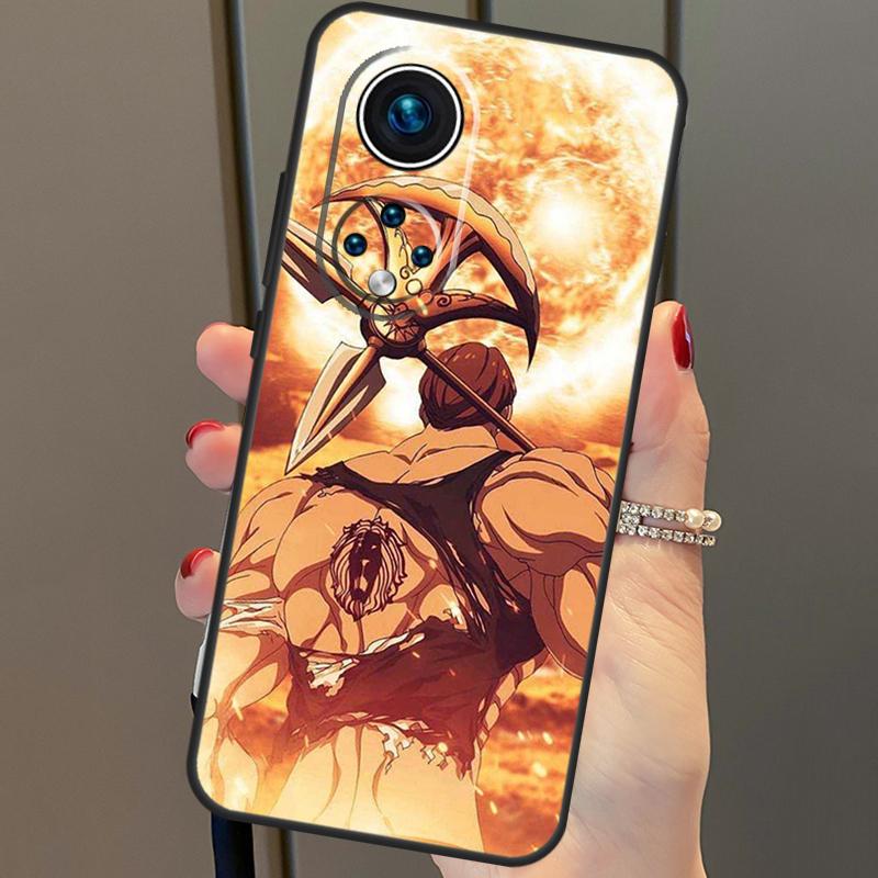 Escanor Seven Deadly Sins Pouzdro pro Honor 50 Pro Huawei P30 Lite P40 P20 P50 Pro P Smart Z 2019 Mate 20 Lite Kryt