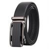 Men's High-Grade Alloy Automatic Buckle Leather Belt - Stylish & Versatile.