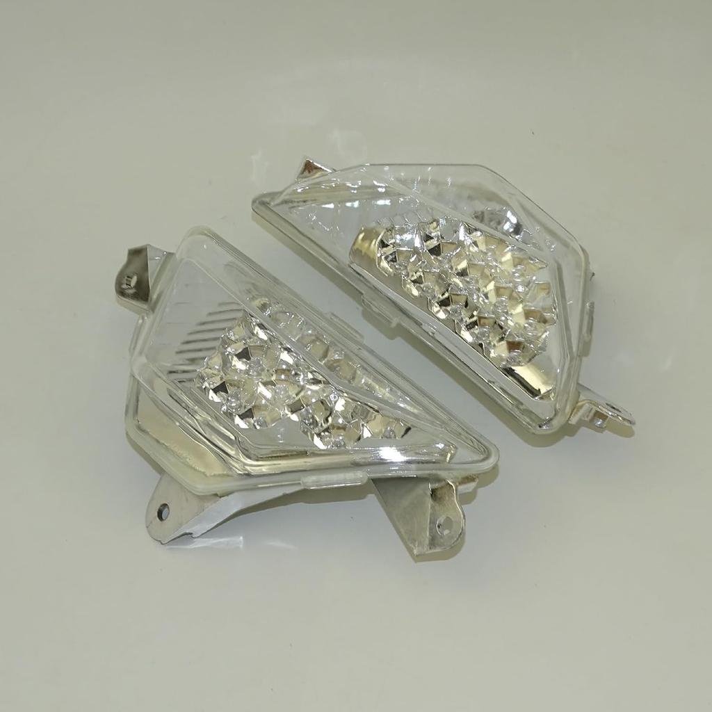 Motorcycle LED Front Blinker Indicator Turn Signals Light For KAWASAKI Ninja 250 300 EX300 2013-2018, Ninja 400 EX400 2018-2024, Ninja 650 EX650