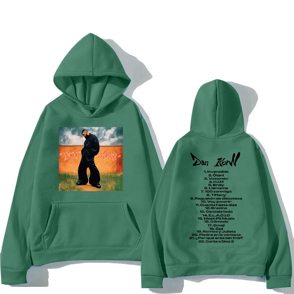 Eladio Carrión Hoodie 2025 New Album DON KBRN Men/women Hoodies Harajuku Aesthetic Winter Clothes Pullover Sweatshirt Vintage