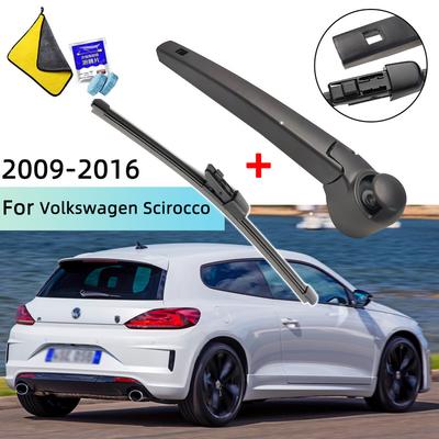Passend für Volkswagen Scirocco 2009--2016 Heckscheibenwischerblatt Wischerarm Windschutzscheibenwischer Bürsten Reinigungszubehör