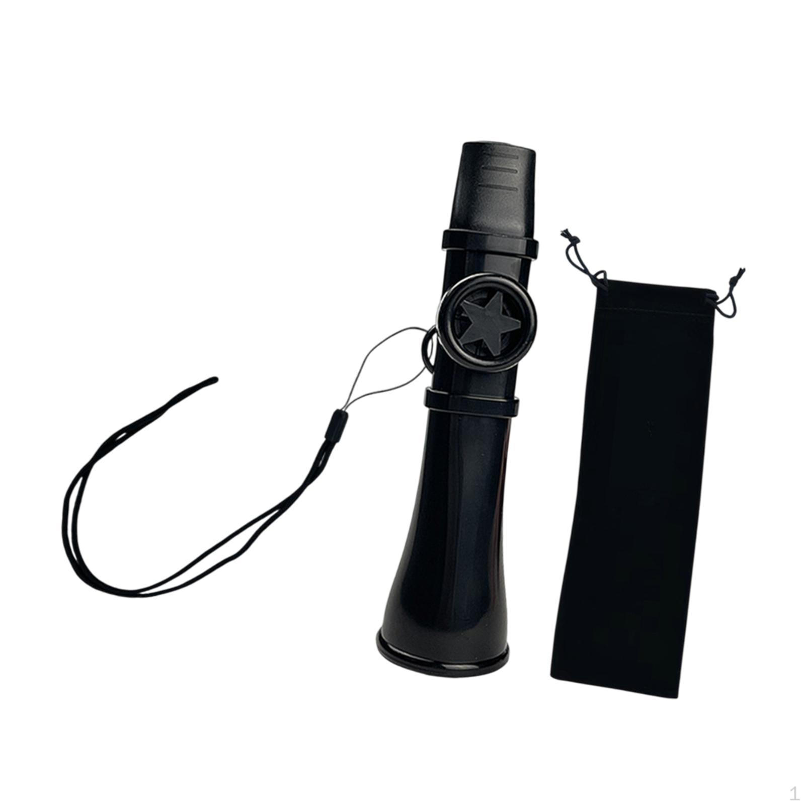 

Казу Духовая флейта с портативным шейным шнурком чёрный