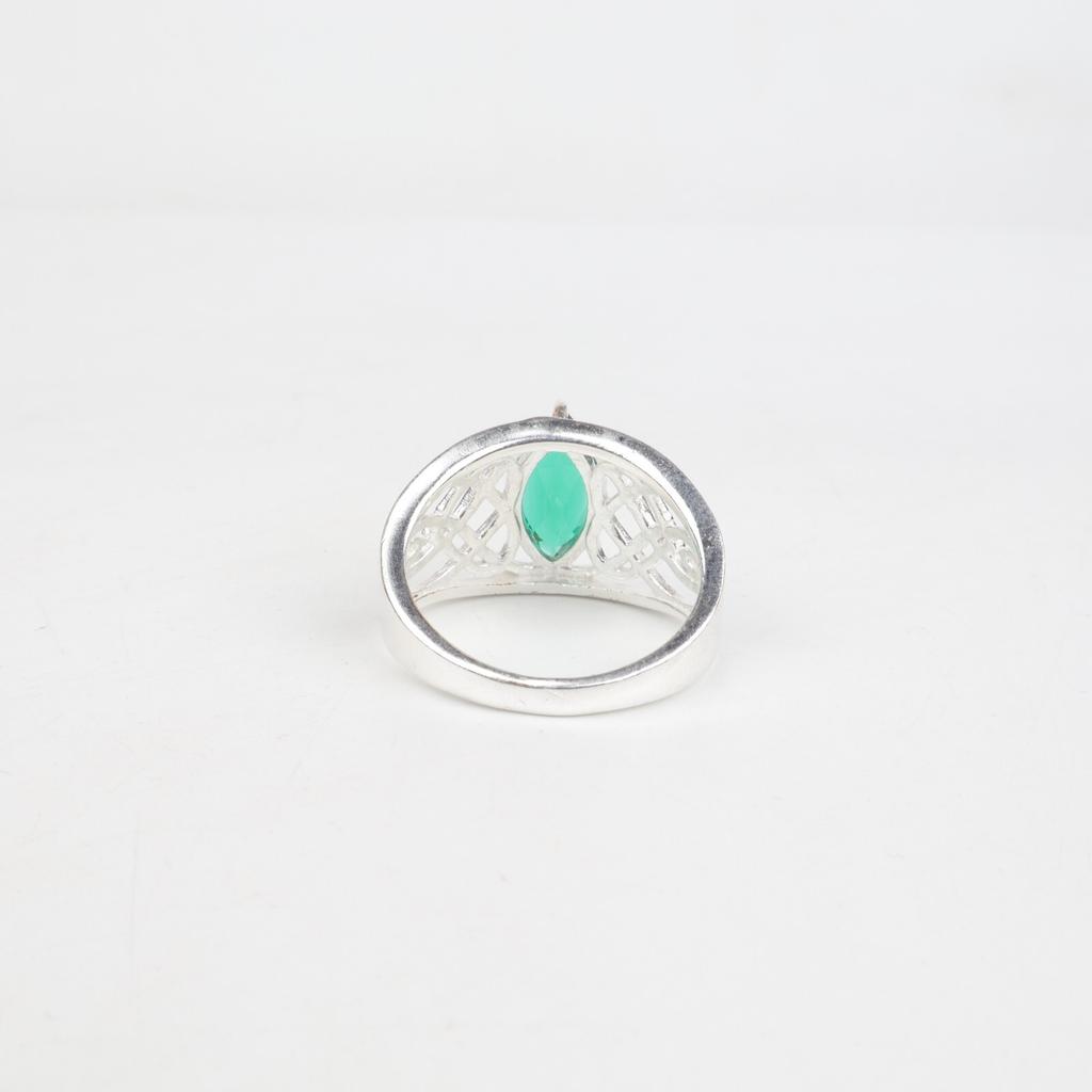 Chrome Diopside Gemstone 925 Sterling Silver Jewelry Ring For Bridesmaid Gift CZR-3-7